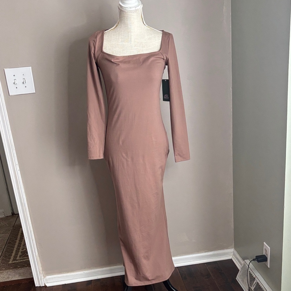 Wild Fable Long Sleeve Mauve Dress